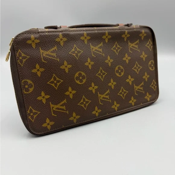 Louis Vuitton Monogram Travel Organizer Wallet - Brown/Gold - Picture 2 of 12